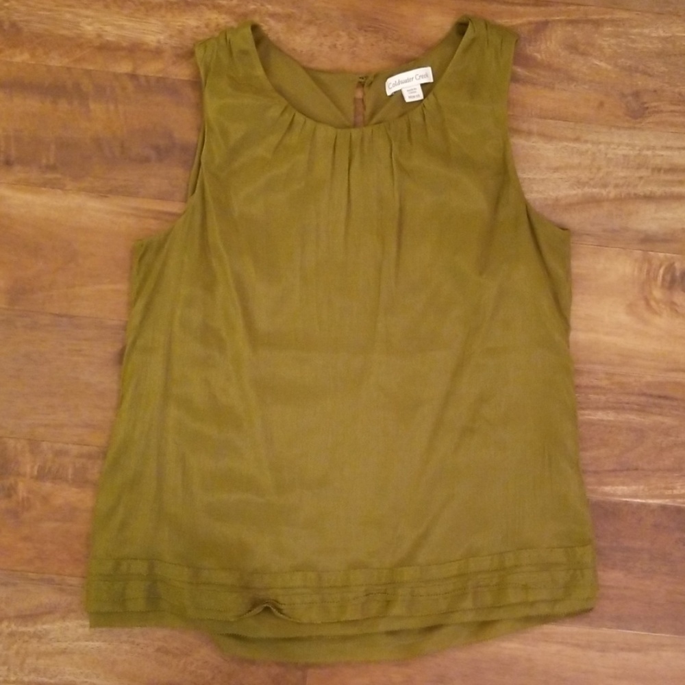 Coldwater Creek sleeveless top - M (10-12)